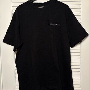 Dior Classic Black Short Sleeve Tee
